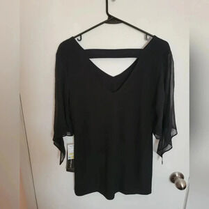 CocoBianco VNeckBlouse Womens Small Coquette Bohemian Cottagecore Costalcore NWT
